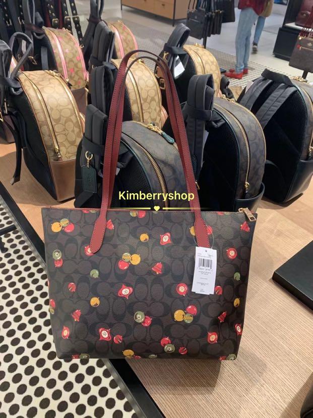 DEPO Authentic coach Christmas jingle belt shoulder totes