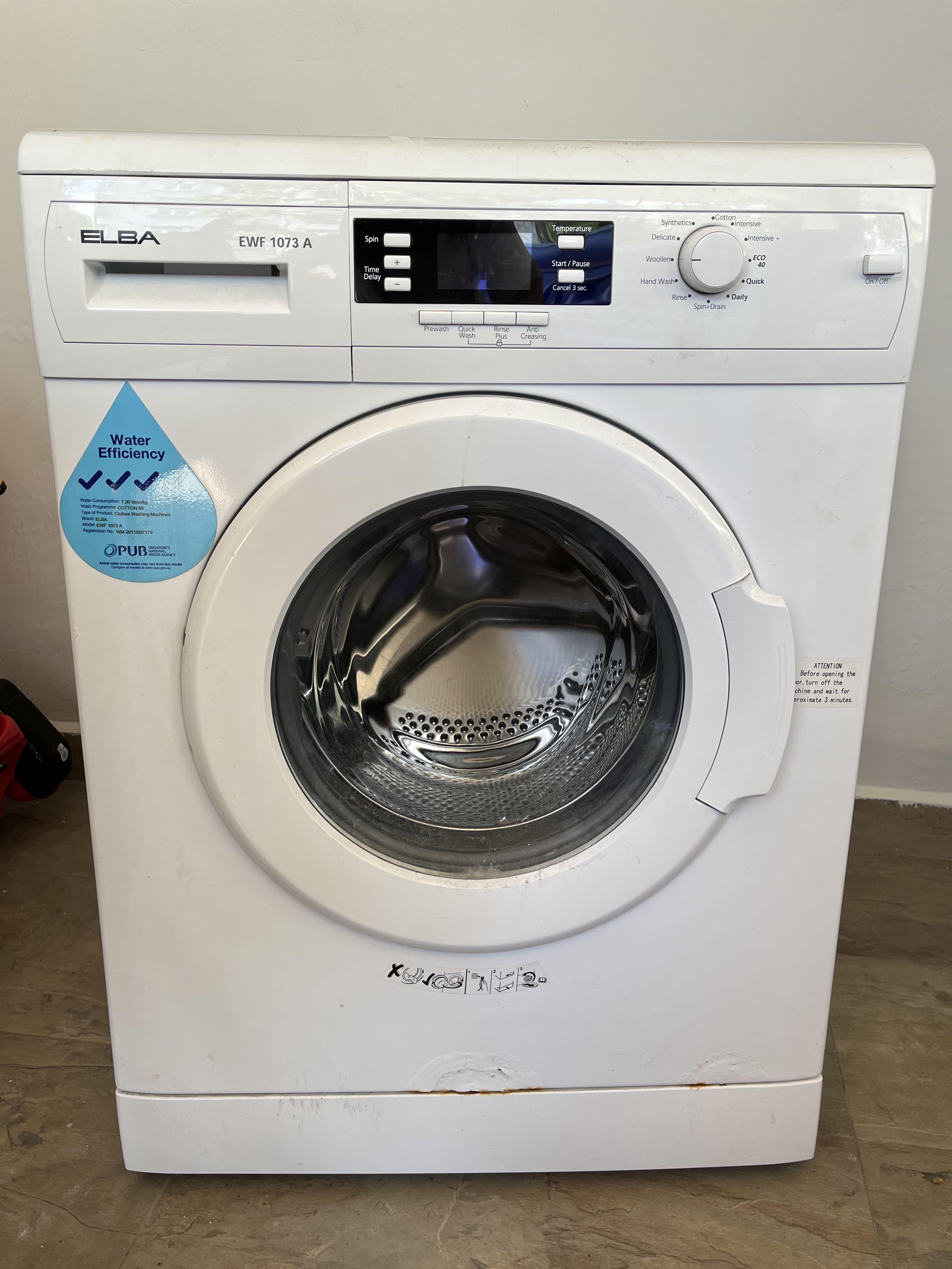 Elba Washing Machine, TV & Home Appliances, Washing Machines and Dryers