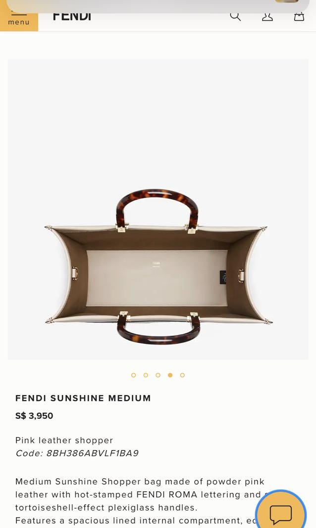 Fendi, Bags, Sold Nwt Fendi Sunshine Medium Tote Bag