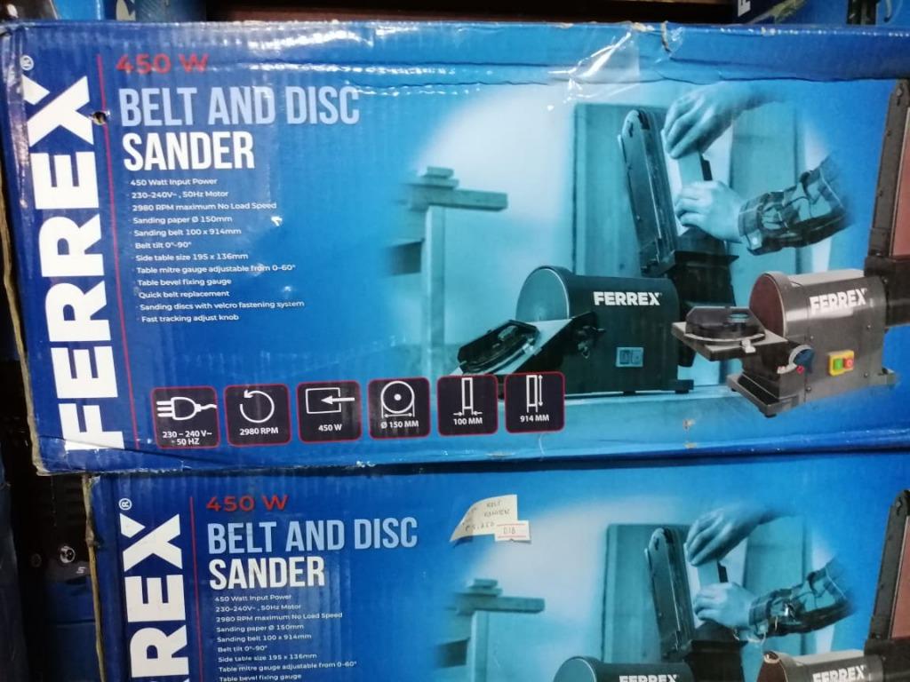 Ferrex Belt and Disc Sander, Commercial & Industrial, Construction