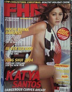 FHM Magazine Collection Katya Santos December 2003