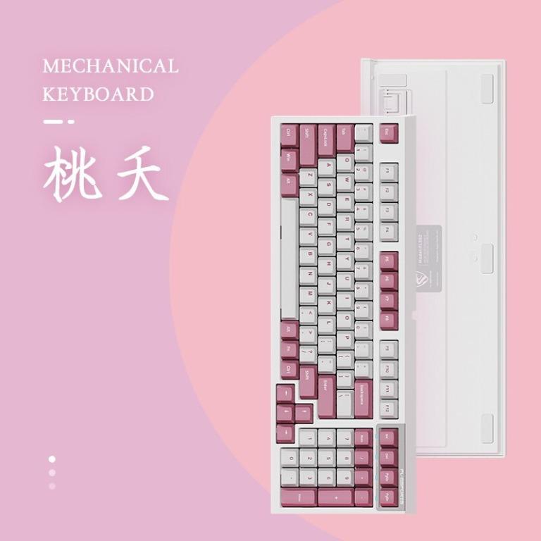 FLESPORTS FL980 RGB HOT-SWAPPABLE 1800 Keyboard, Tri-Mode Connectivity ...