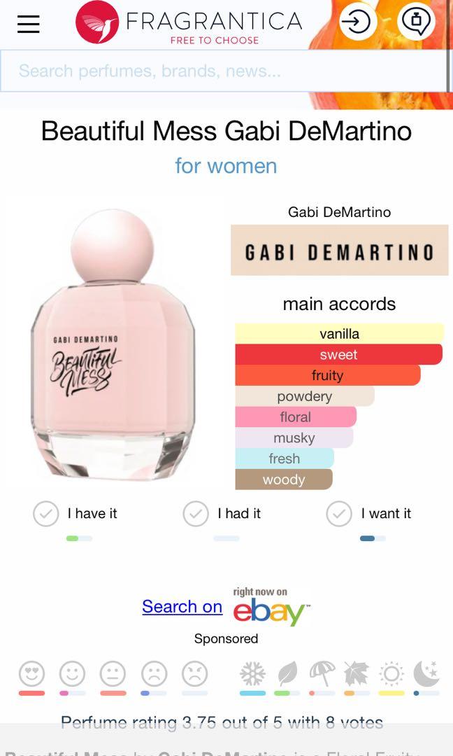 Gabi Demartino Beautiful Mess Eau De Parfum 3.4 oz Perfume