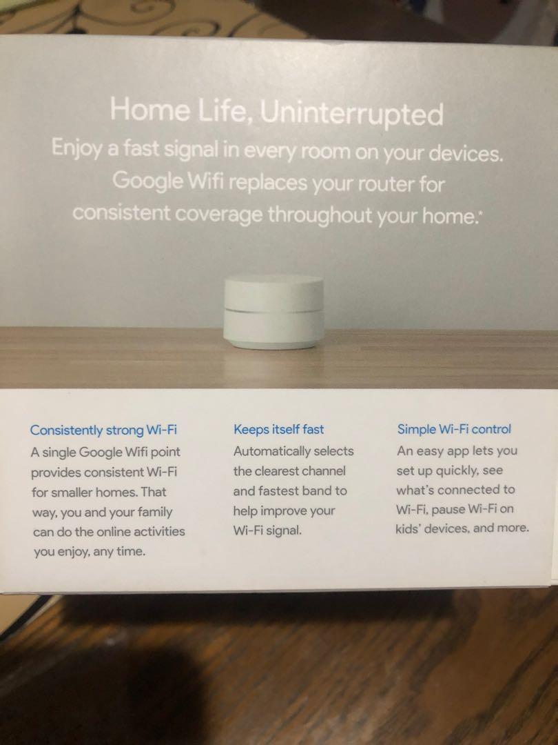 Google home wifi solution AC router model AC1304 mesh StarHub telco
