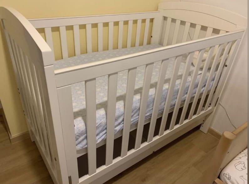 Grotime Australia Wooden Baby Cot Toddler Bed Babies Kids Baby Nursery Kids Furniture Cots Cribs on Carousell
