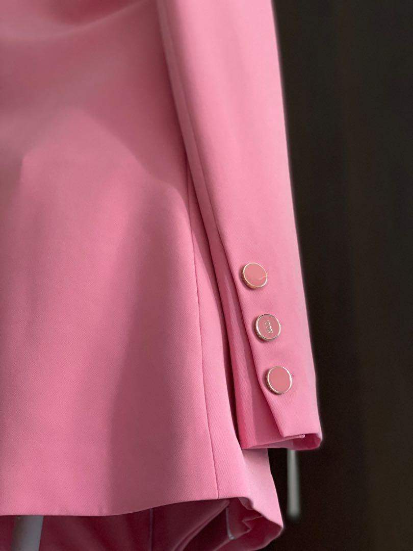 Guess pink discount wool coat