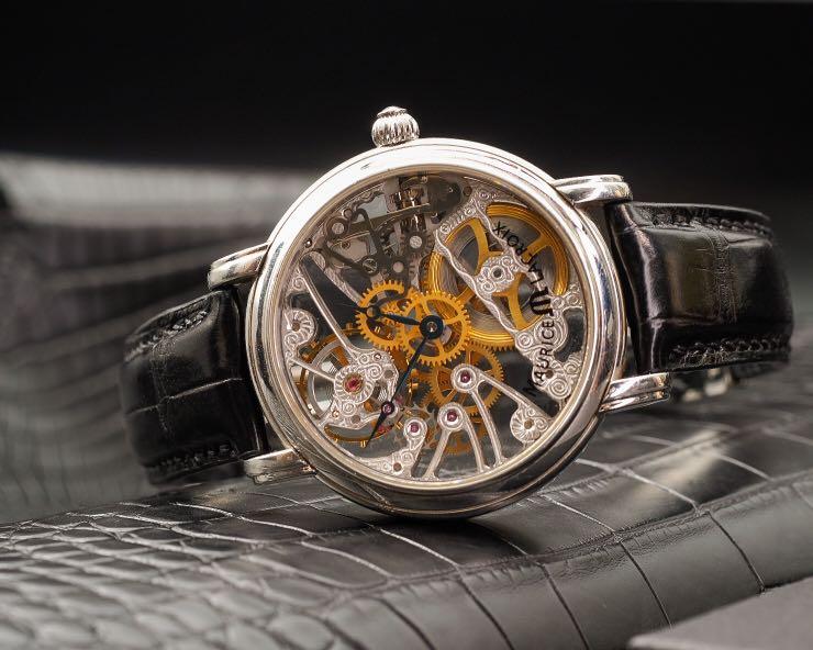 Maurice lacroix new arrivals skeleton gold