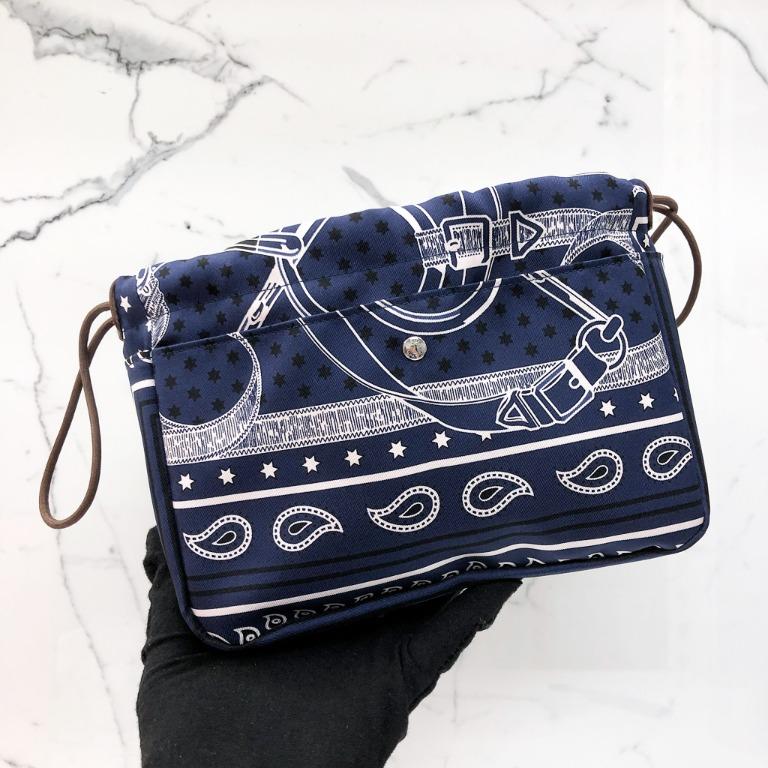 HERMES FOURBI 20 SILK POUCH 217022333