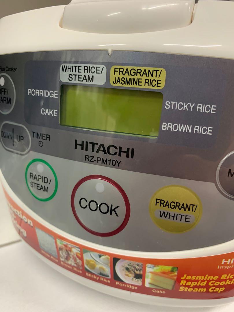 Hitachi Rice Cooker (RZPM10Y), TV & Home Appliances, Kitchen