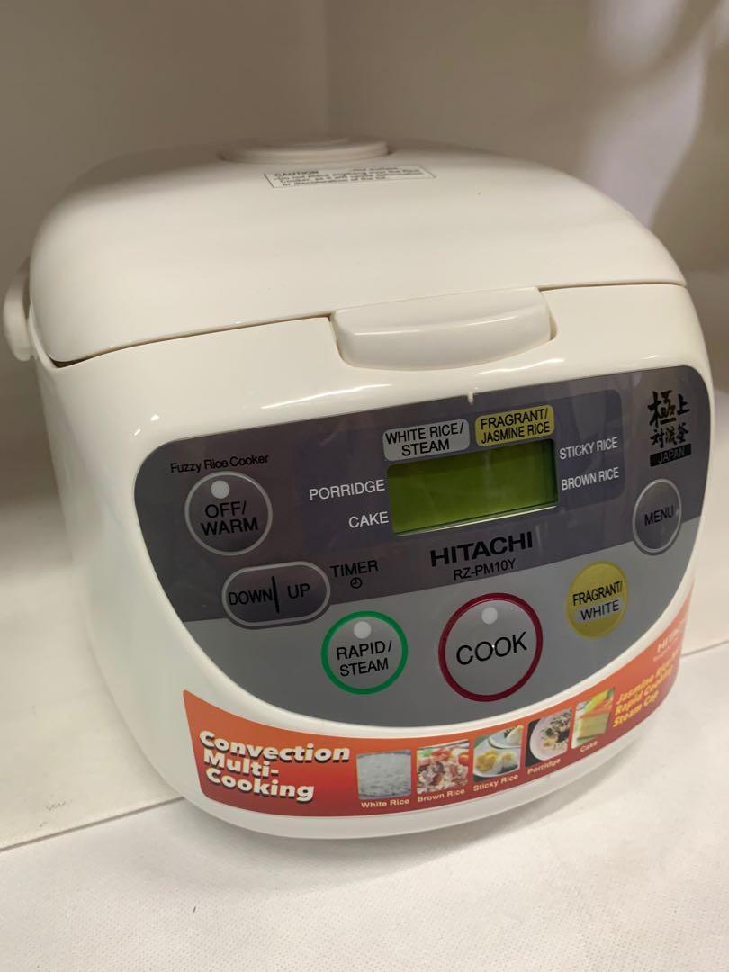 Hitachi Rice Cooker (RZPM10Y), TV & Home Appliances, Kitchen