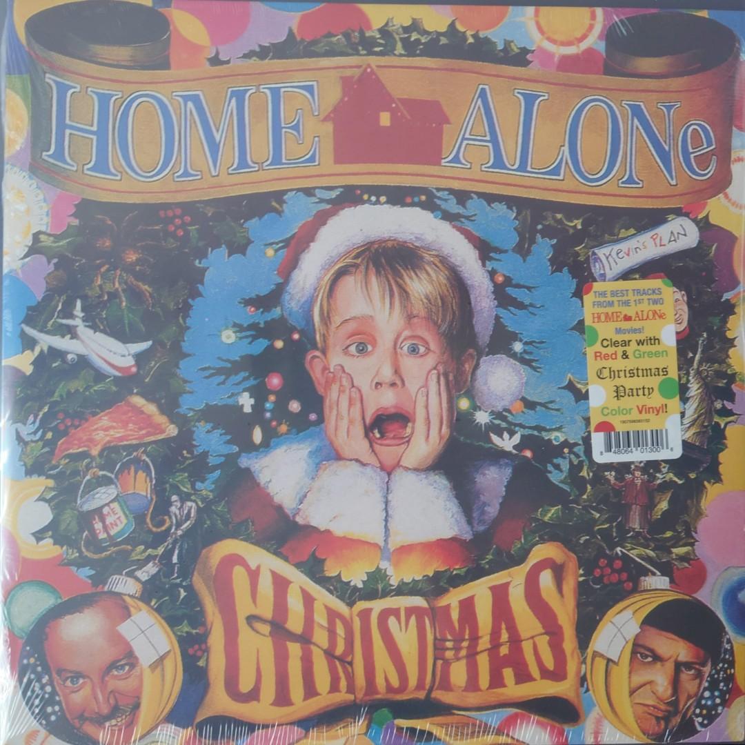 Home Alone Christmas (Clear with Red & Green "Christmas Party" Swirl Edition) Vinyl LP Record
