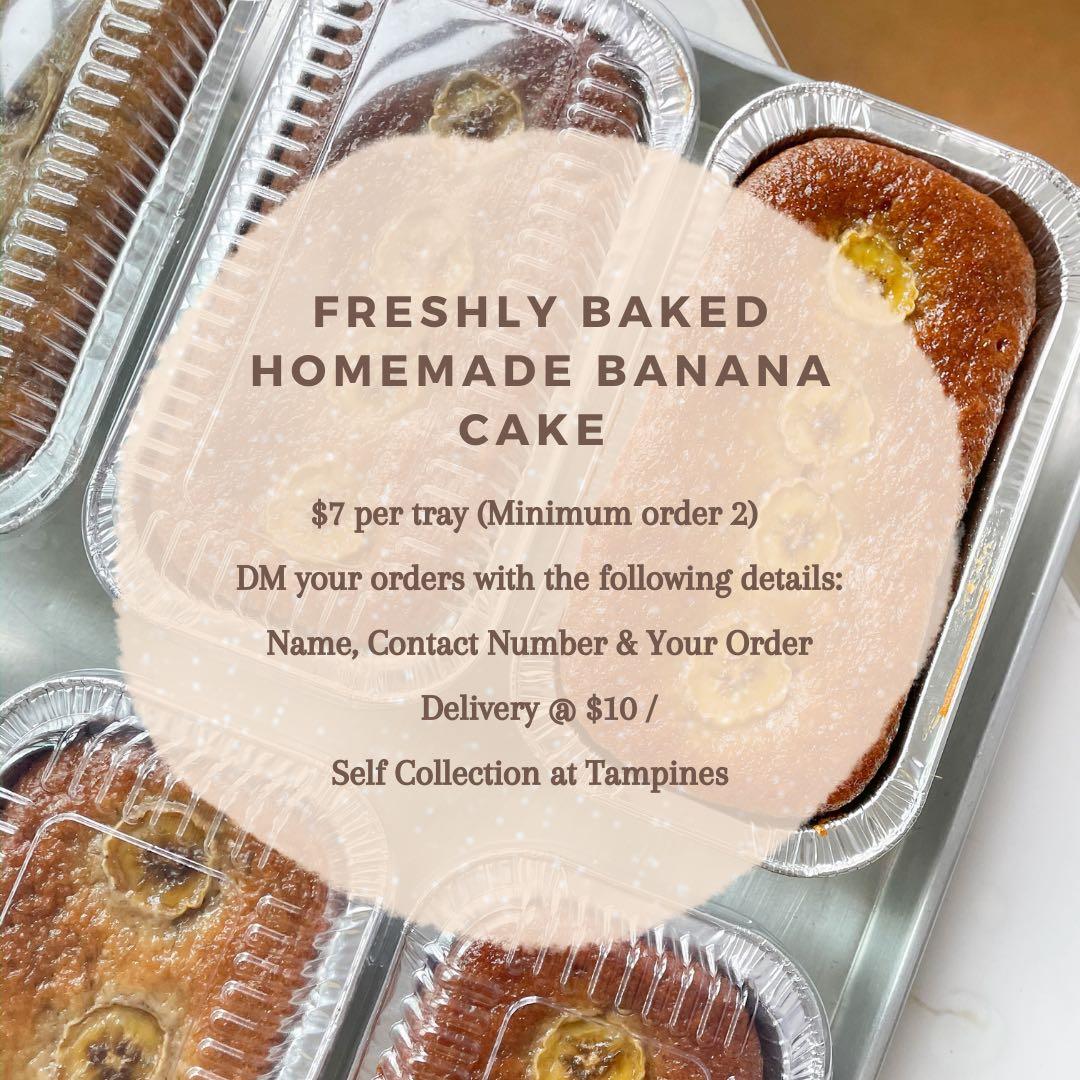 Autumn Limited Edition* California Walnuts x Nakanishi Japanese Banana Cake  | Freshly Baked | Buy 2 Free Weekend Delivery | Lazada Singapore