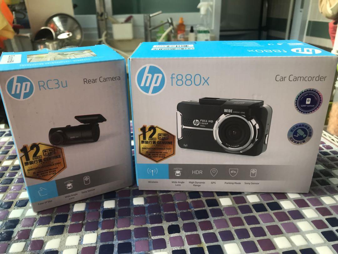 HP f880x + RC3u 前後HD車cam (極新）, 汽車配件, 電子配件- Carousell