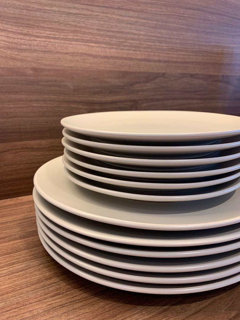 IKEA Dinner & Dessert Plates (Taupe), TV & Home Appliances, Kitchen