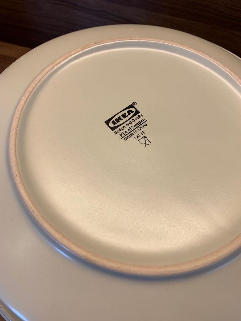 IKEA Dinner & Dessert Plates (Taupe), TV & Home Appliances, Kitchen