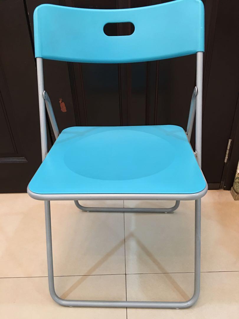 IKEA foldable chairs, Furniture & Home Living, Furniture, Chairs on