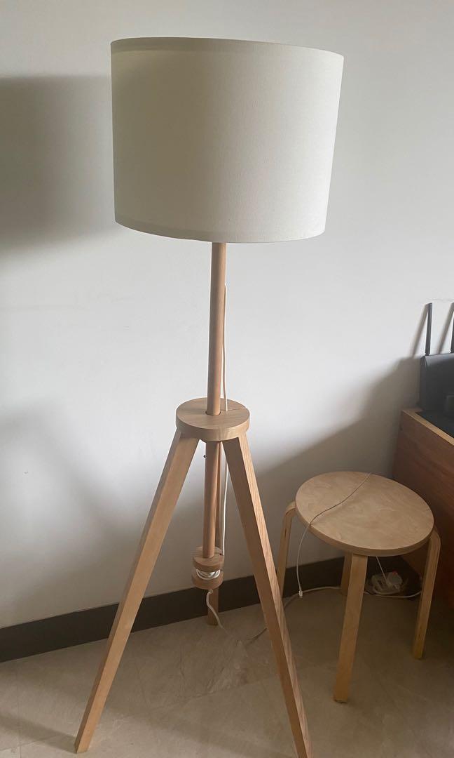 LAUTERS Table lamp, ash/white - IKEA