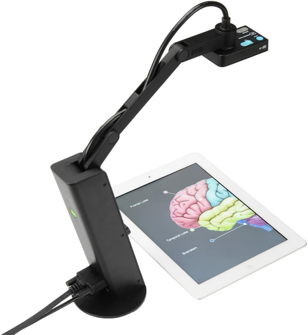 IPEVO VZ1 HD HighSpeed Document Camera, Smart Document Scanner , VGA