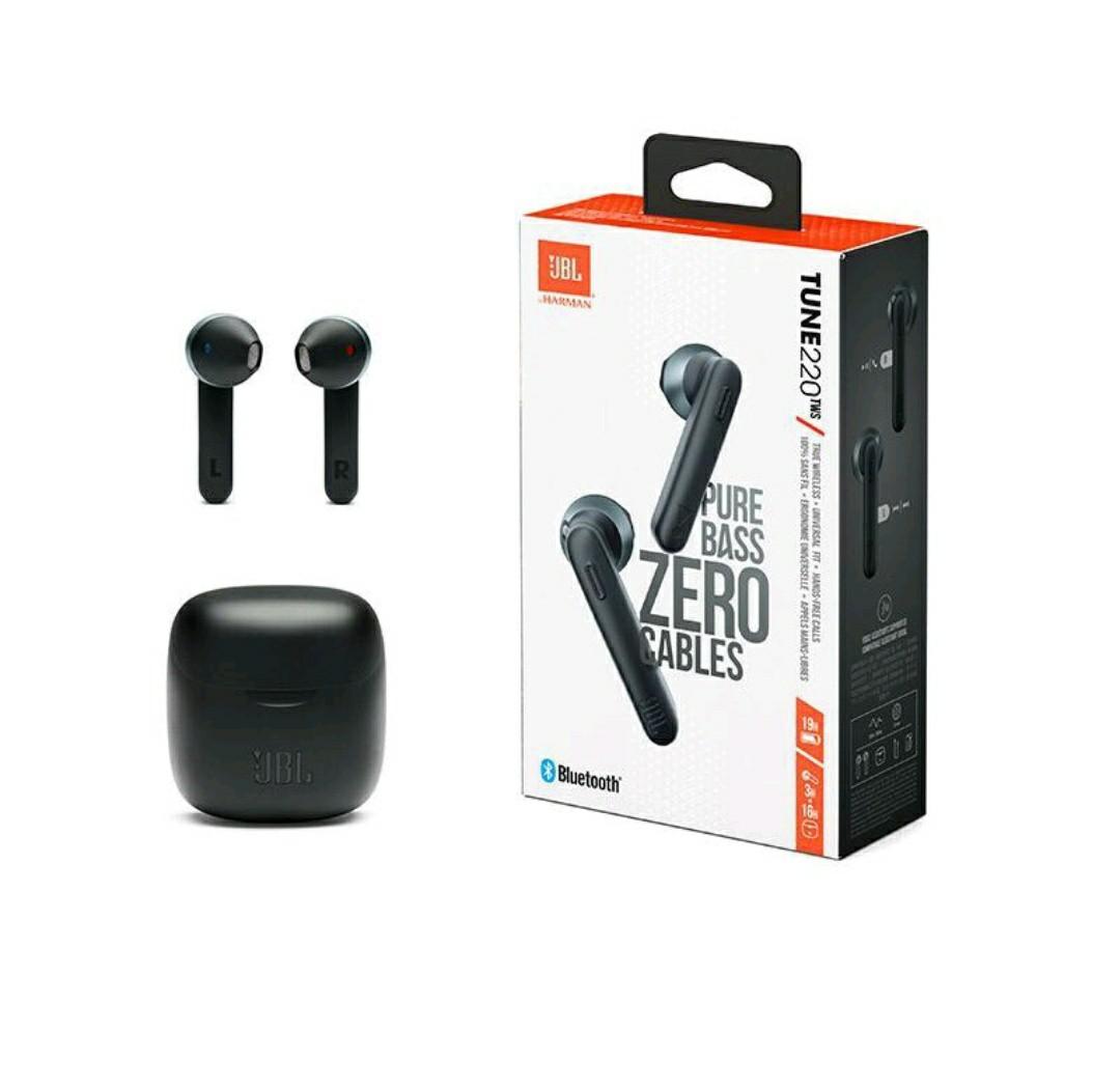 JBL Tune 220TWS Bluetooth V5.0 Earphones Wireless Earbuds In ear