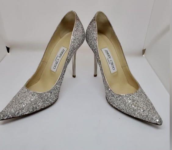 JIMMY CHOO Romy 85 婚鞋wedding shoes, 名牌, 鞋及波鞋- Carousell