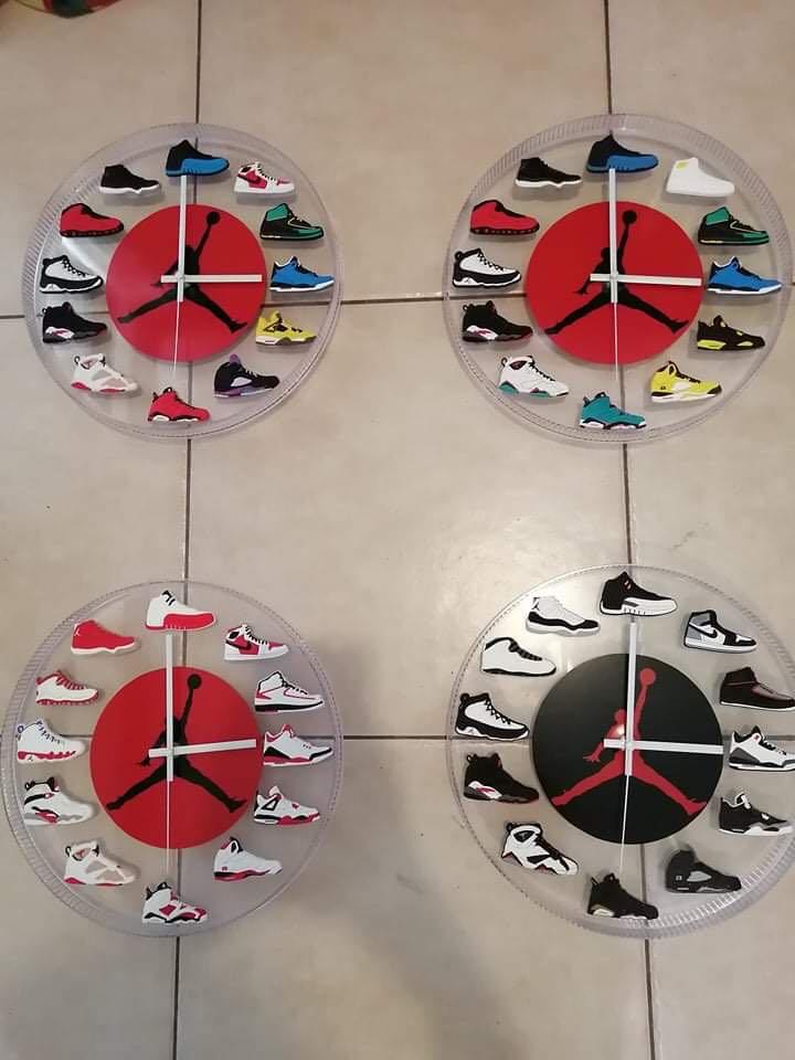 Jordan Wall Clock, Furniture & Home Living, Home Decor, Clocks on Carousell