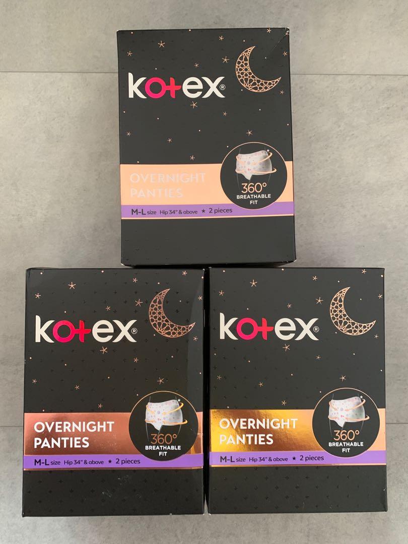 Kotex Overnight Panties - M - L (BreathableFit)