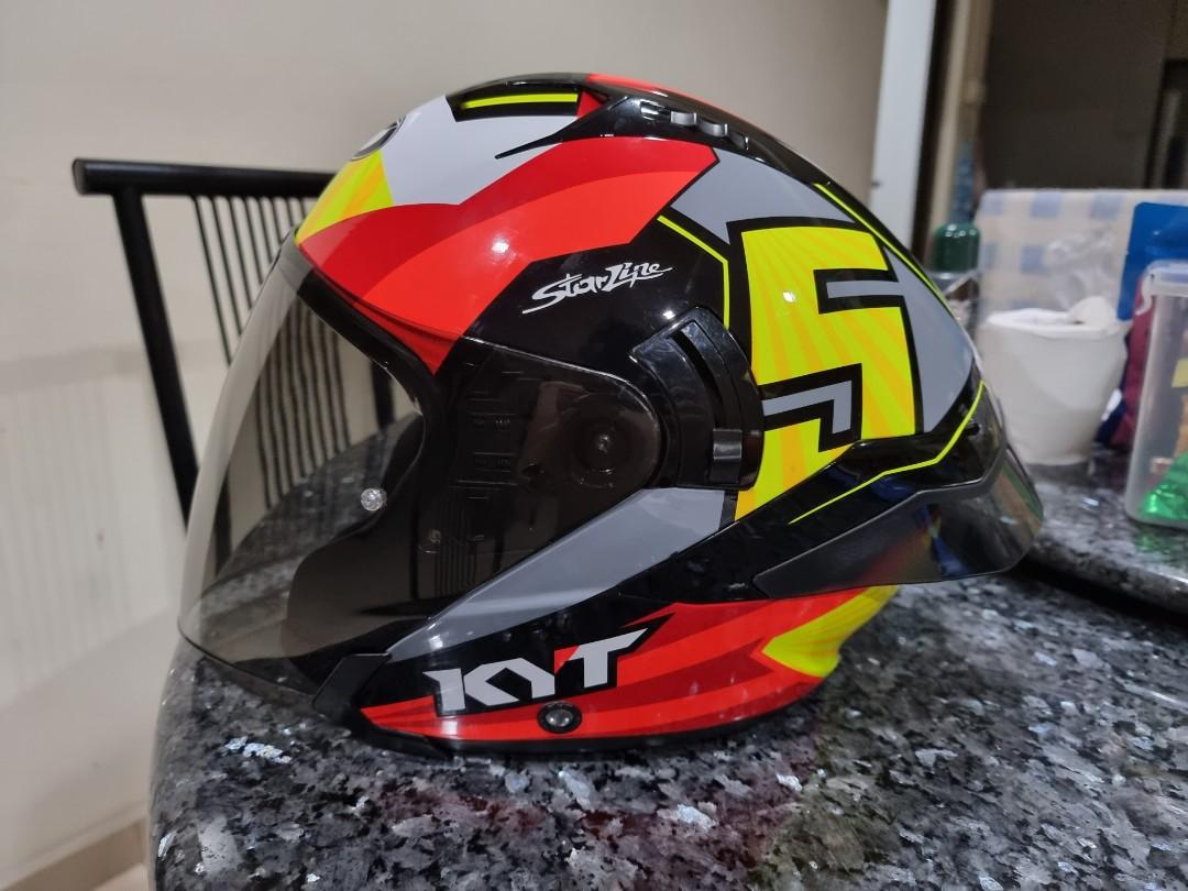 KYT NFJ HELMET, Motorcycles, Motorcycle 