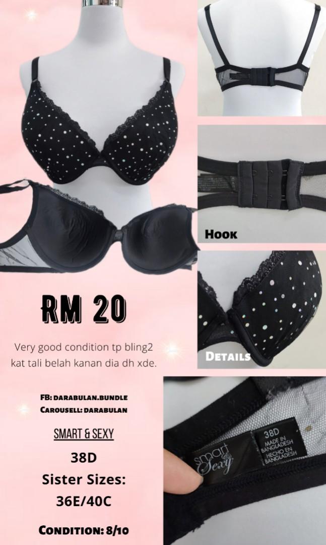 38D bra, Women's Fashion, New Undergarments & Loungewear on Carousell