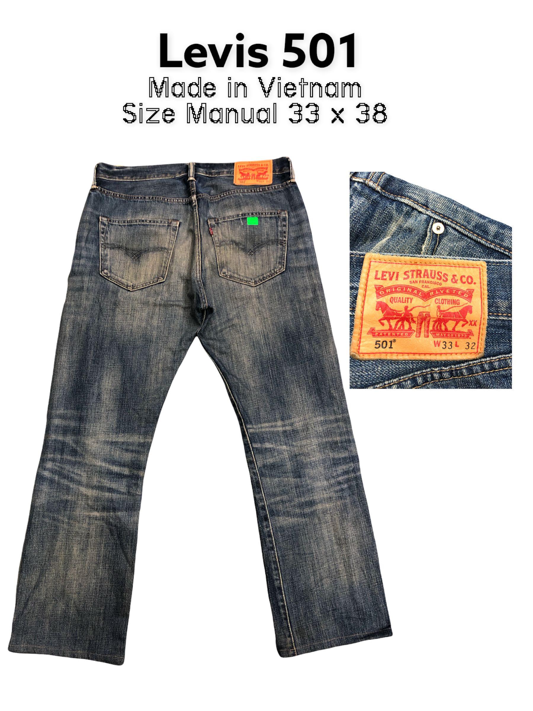 Levis 501 Jeans Size 33
