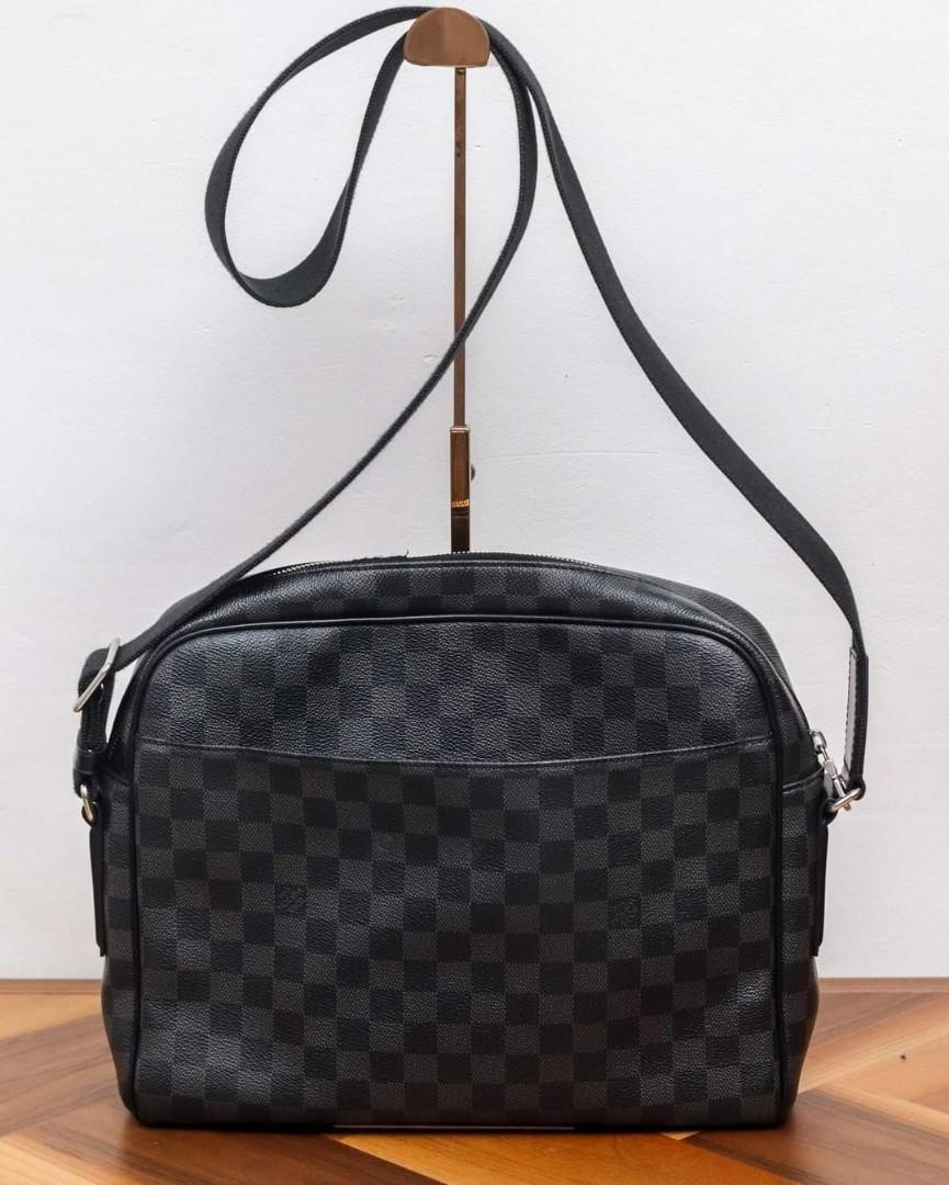 Louis Vuitton Dayton Reporter Bag Damier Graphite PM Black 22991073