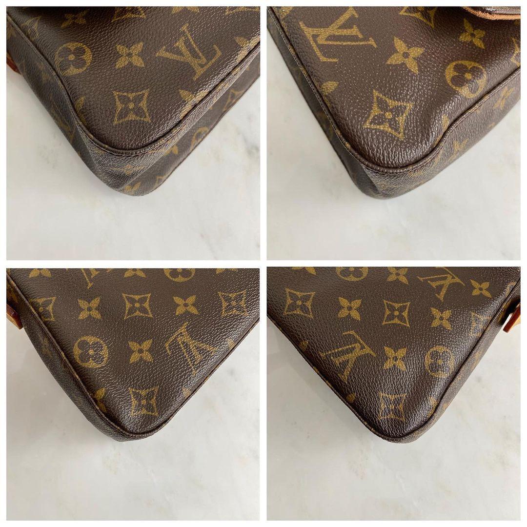 LOUIS VUITTON vintage brown monogram travel bag – Loop Generation