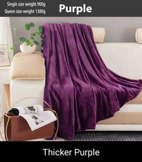 Luxury Thick Blanket for  Bed or Sofa  - Single / Queen