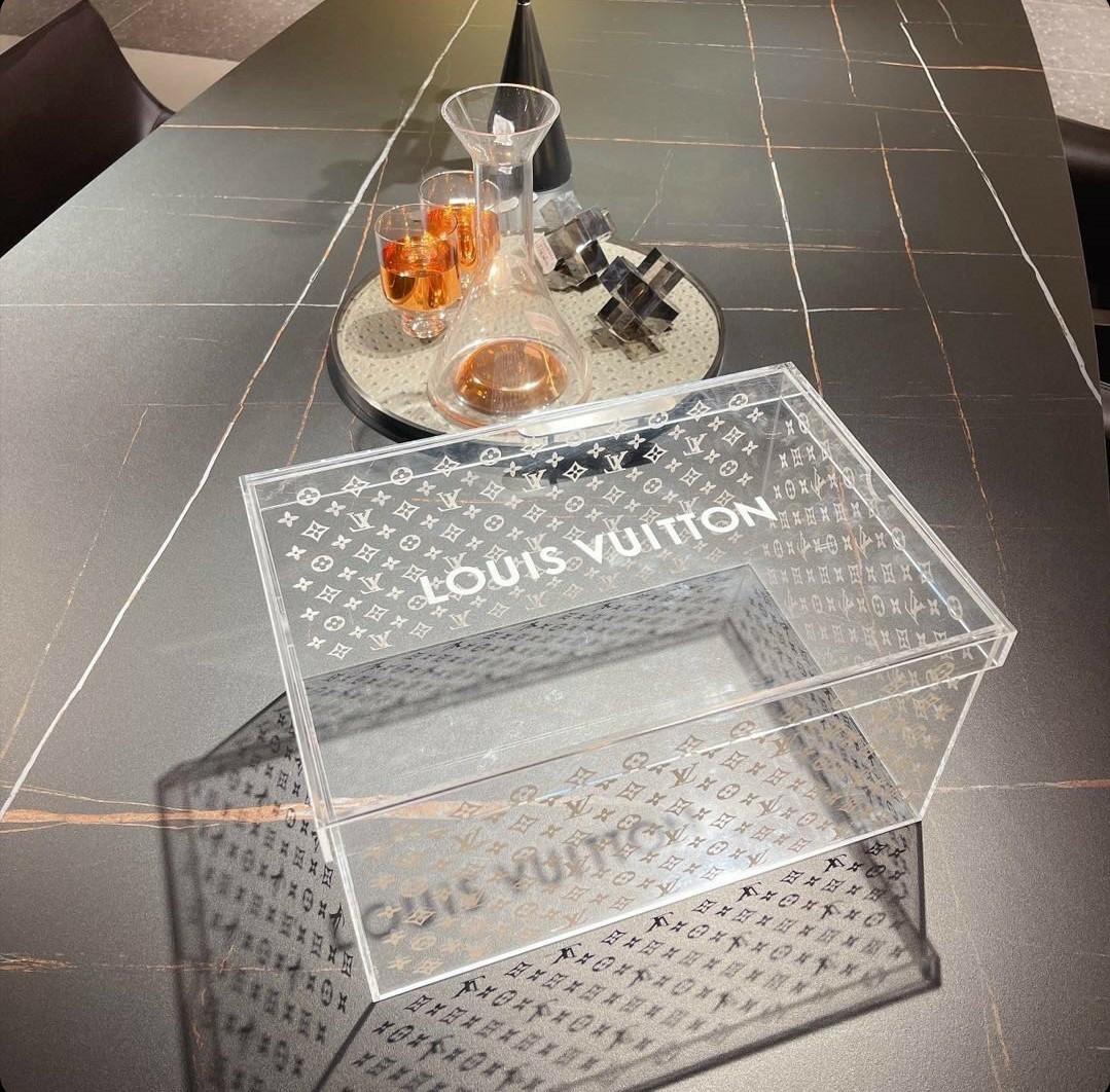 Louis Vuitton acrylic storage box small acrylic storage box
