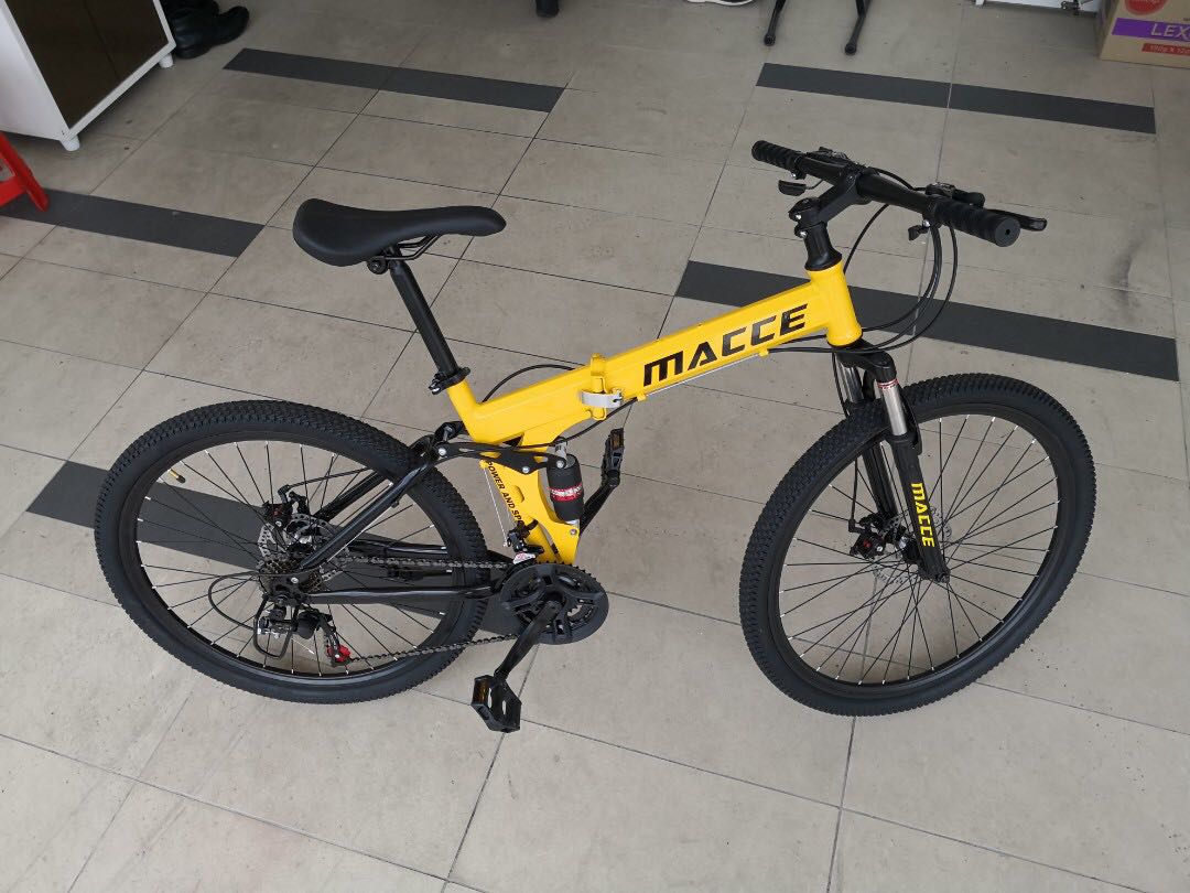 Macce Foldable Bicycle Sports Equipment Bicycles Parts