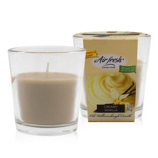 MADE IN USA_Air Fresh Scented Candle Home Fragrance (Creamy Vanilla)
