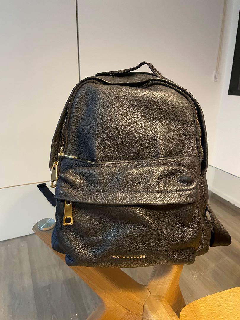 Marc jacobs varsity deals pack large leather backpack