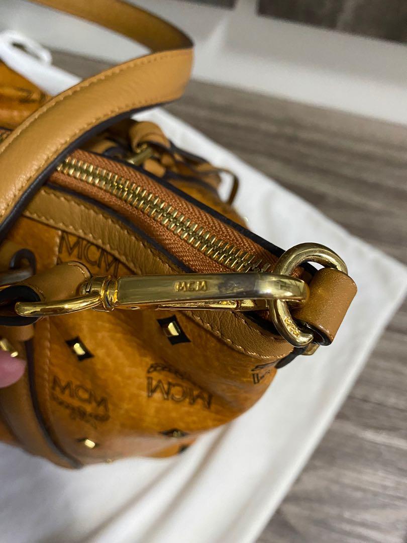 Mcm two way best sale bag