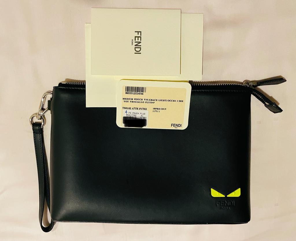 Mens fendi pouch online