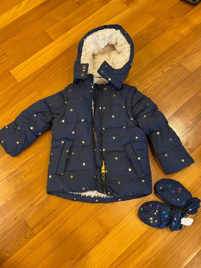 Mini boden winter best sale jacket
