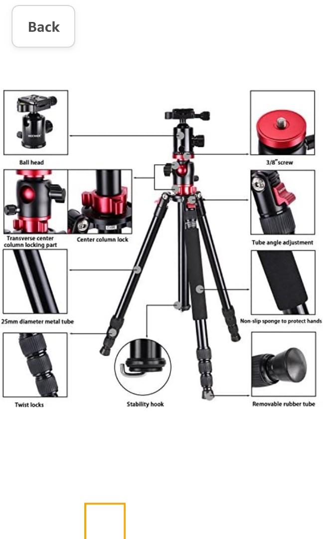 Neewer N284+G0, Photography, Photography Accessories, Tripods 