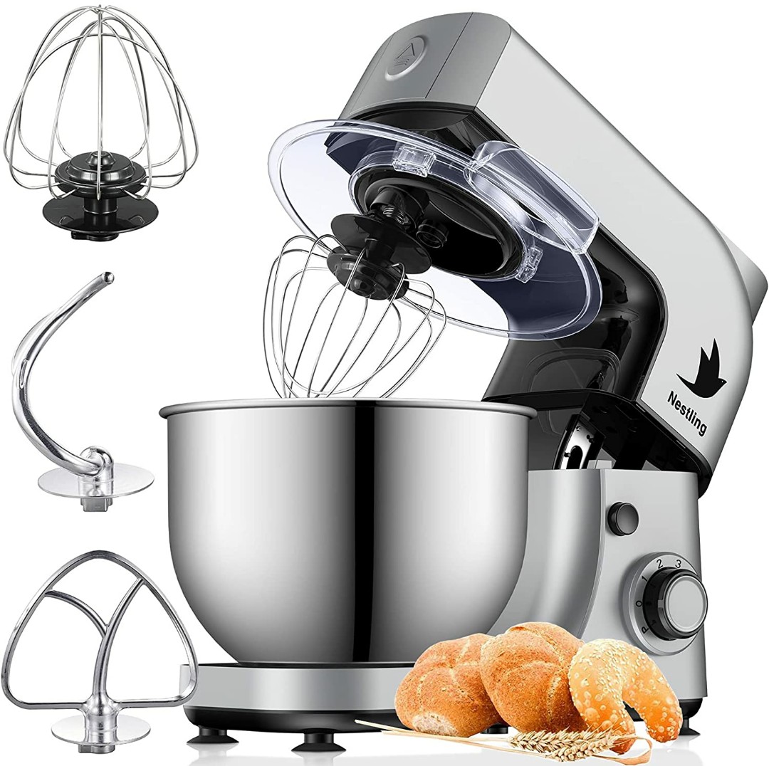 Nestling 5L Stand Mixer 800W with Mixing Bowl, 6 Speed TiltHead