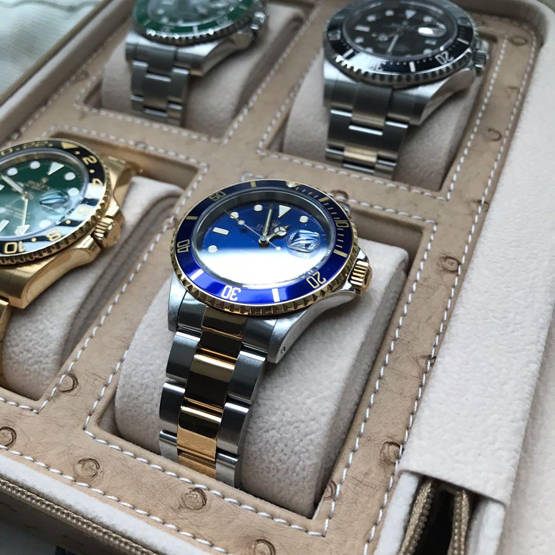 New 4 watch holder display case box for rolex Patek audemars 5711