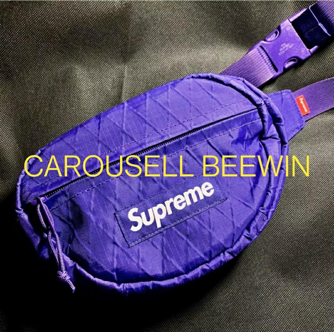 New Fashion Supreme Waist Bag FW18 Purple Nike Sling Bag Bape Bag
