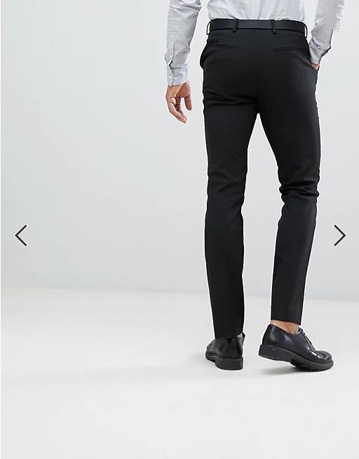 New Look Smart Trousers in Grey for Men