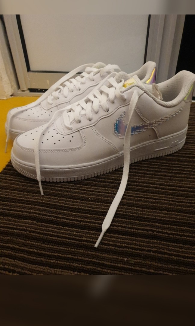 Nike air force holographic tick cheap