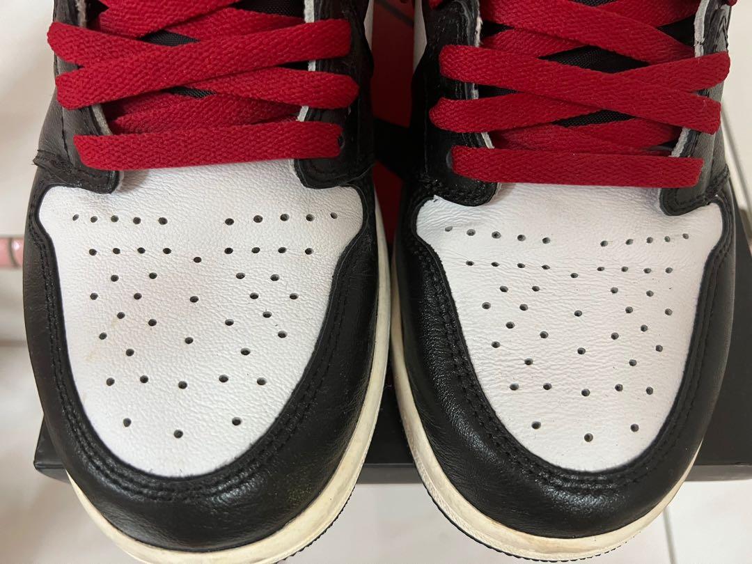 Nike AJ1 Air Jordan One Retro High OG Gym Red, Men's Fashion, Footwear