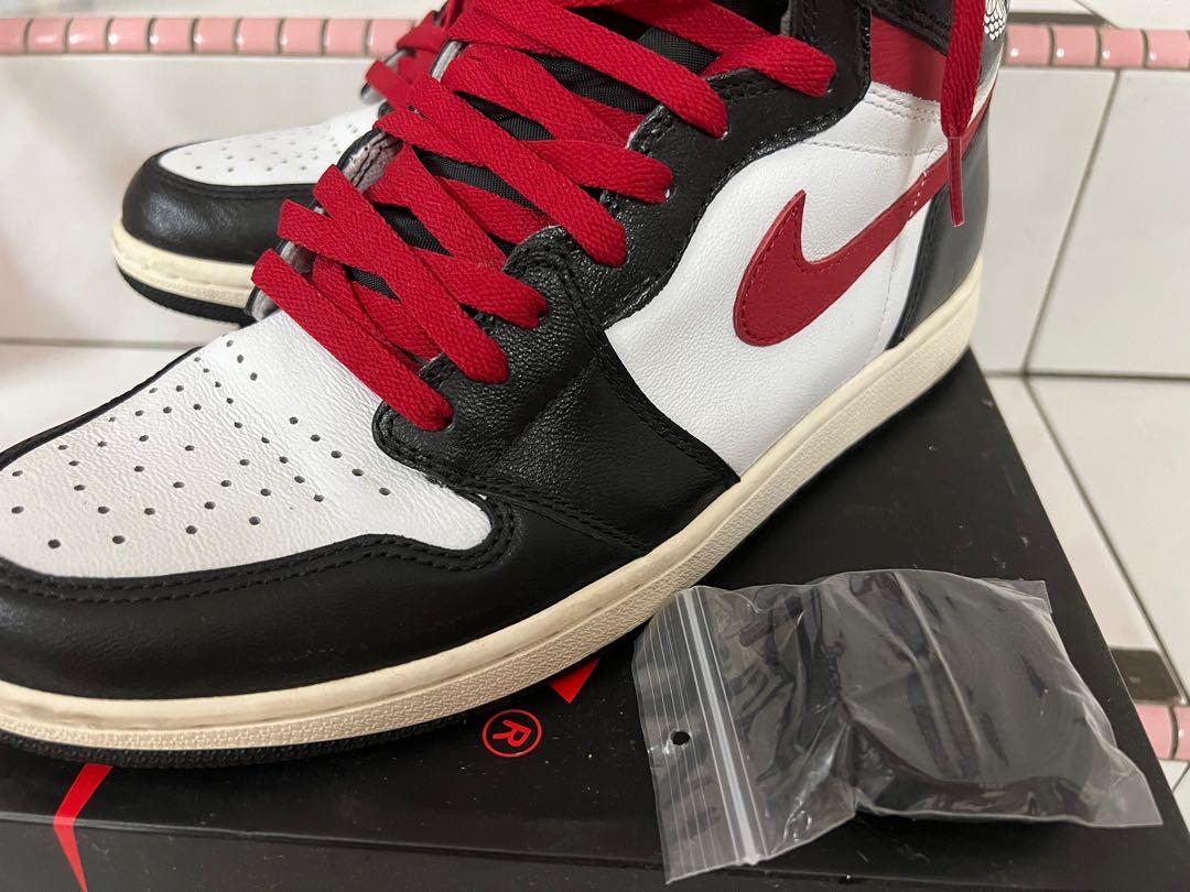 Nike AJ1 Air Jordan One Retro High OG Gym Red, Men's Fashion, Footwear