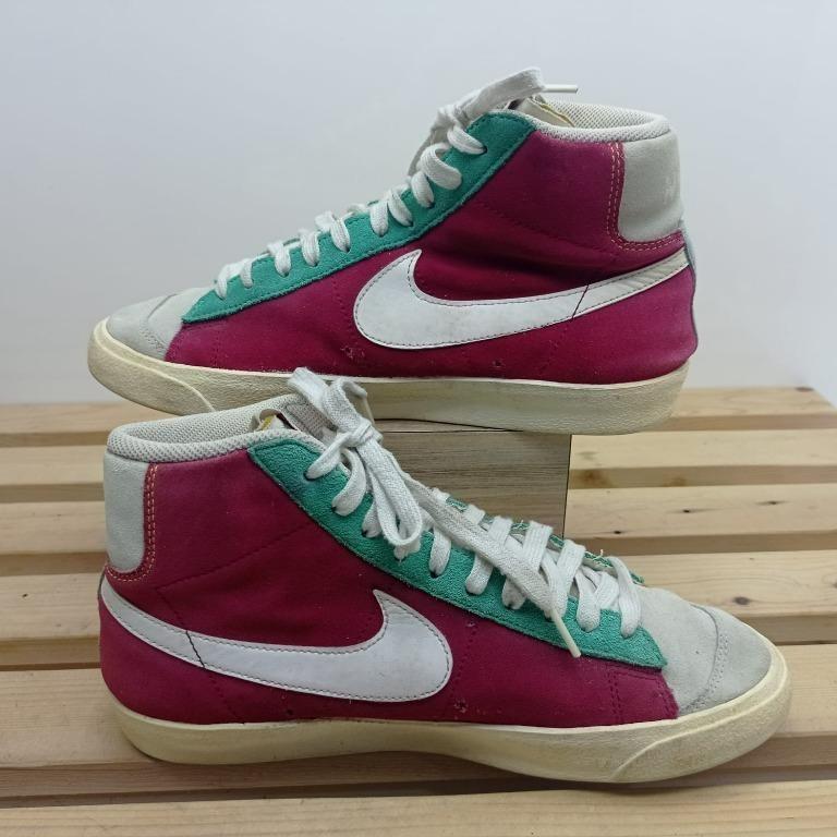 Blazer mid '77 vintage top suede noble red kinetic green