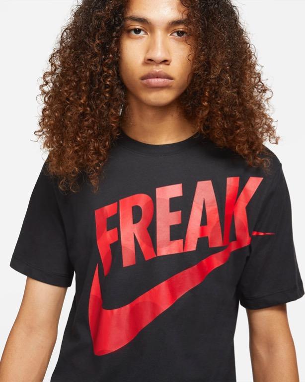 Nike Giannis Swoosh Freak Basketball T-shirt In Blue, for Men