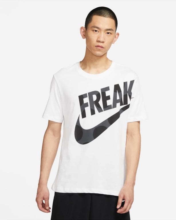 Nike Freak Swoosh Elevated 90 T-Shirt - Mens - White
